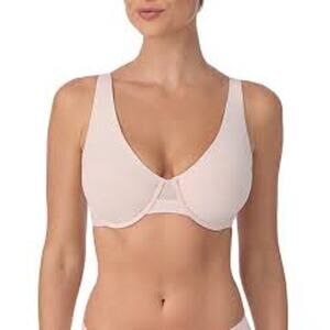 Modern Movement comfortably cool high apex underwire bra light pink size 36DD